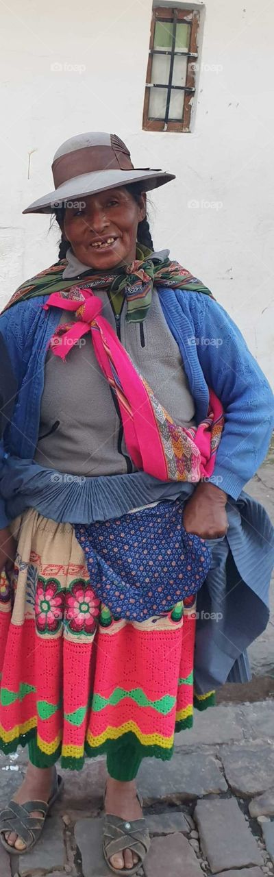 traditional woman in Cusco