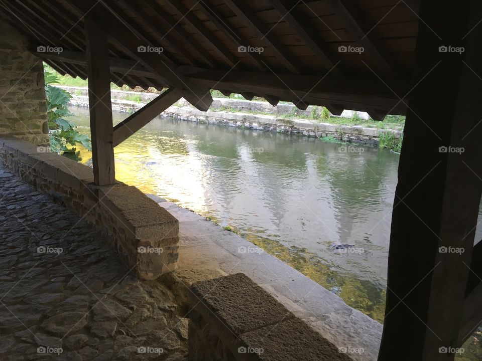 River view from ‘the lavoirs’, Vannes