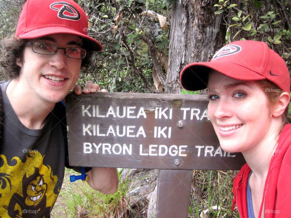 At the trailhead 