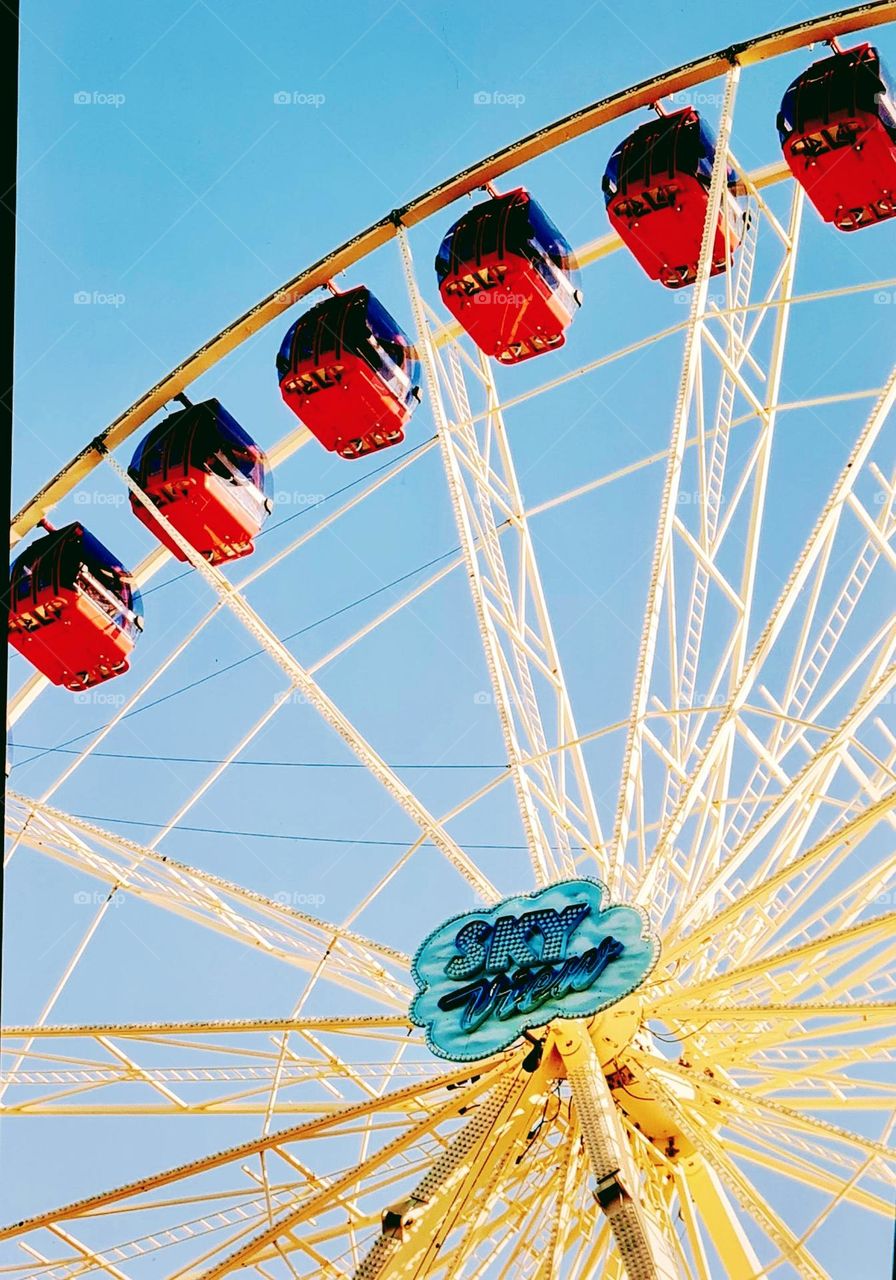 Enjoy the views on the ferris wheel