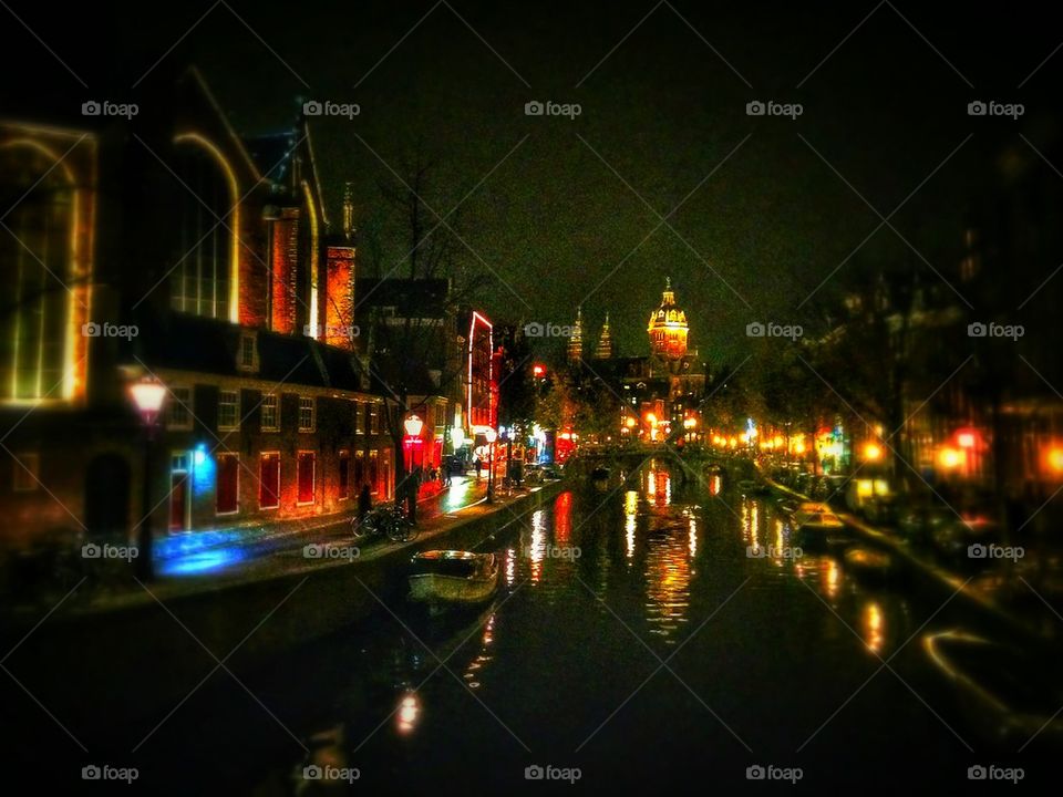 midnight in Amsterdam
