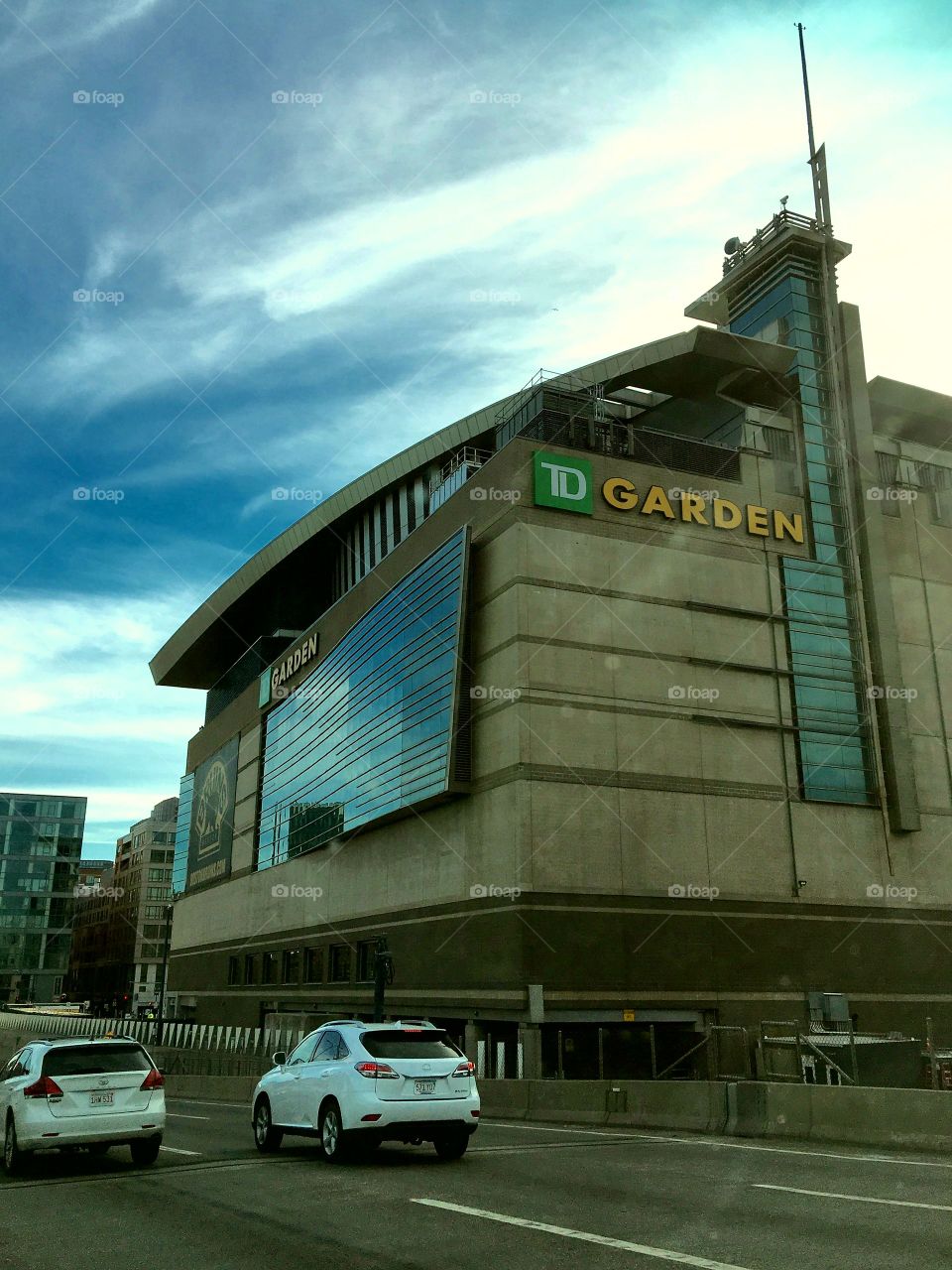 TD GARDEN ARENA Boston Massachusetts where The BRUINS & CELTICS PLAY.