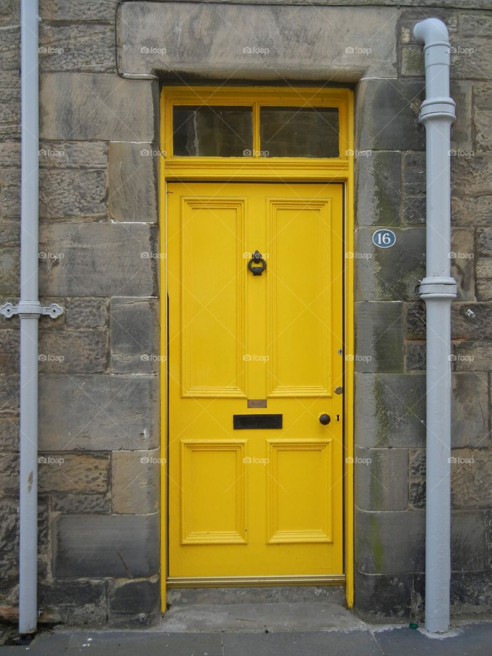 Scottish yellow door