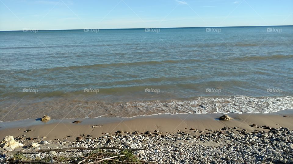 Lake Michigan shoreline