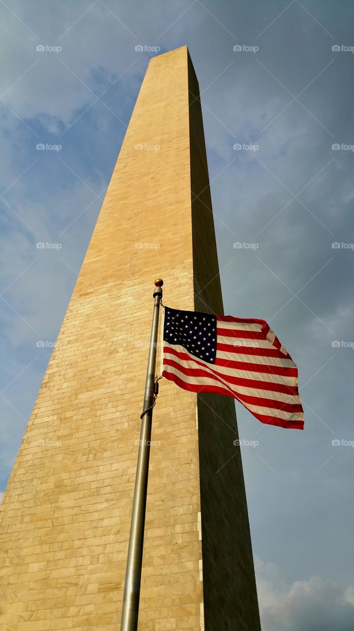 America's Monument. The Washington Monument in DC from vacation