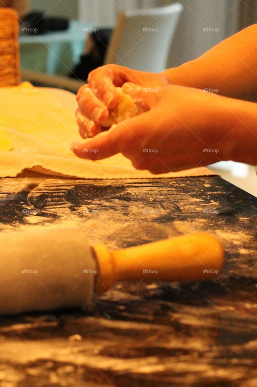 Homemade pasta takes gentle hands