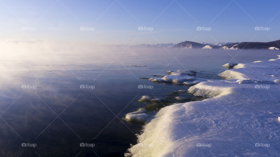 Sunset on Lake Baikal