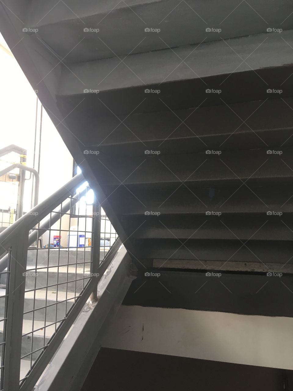 This is the first coat of paint that I brushed on a stairwell on a historical grant remodel 