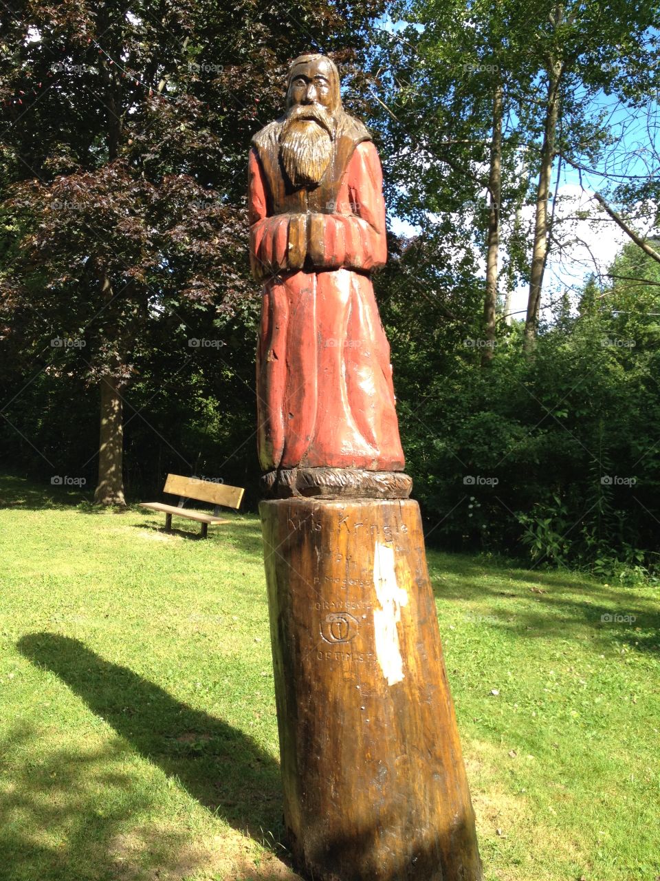 Tree Monk. In our town we don't cut down dead trees, we have them carved into art.