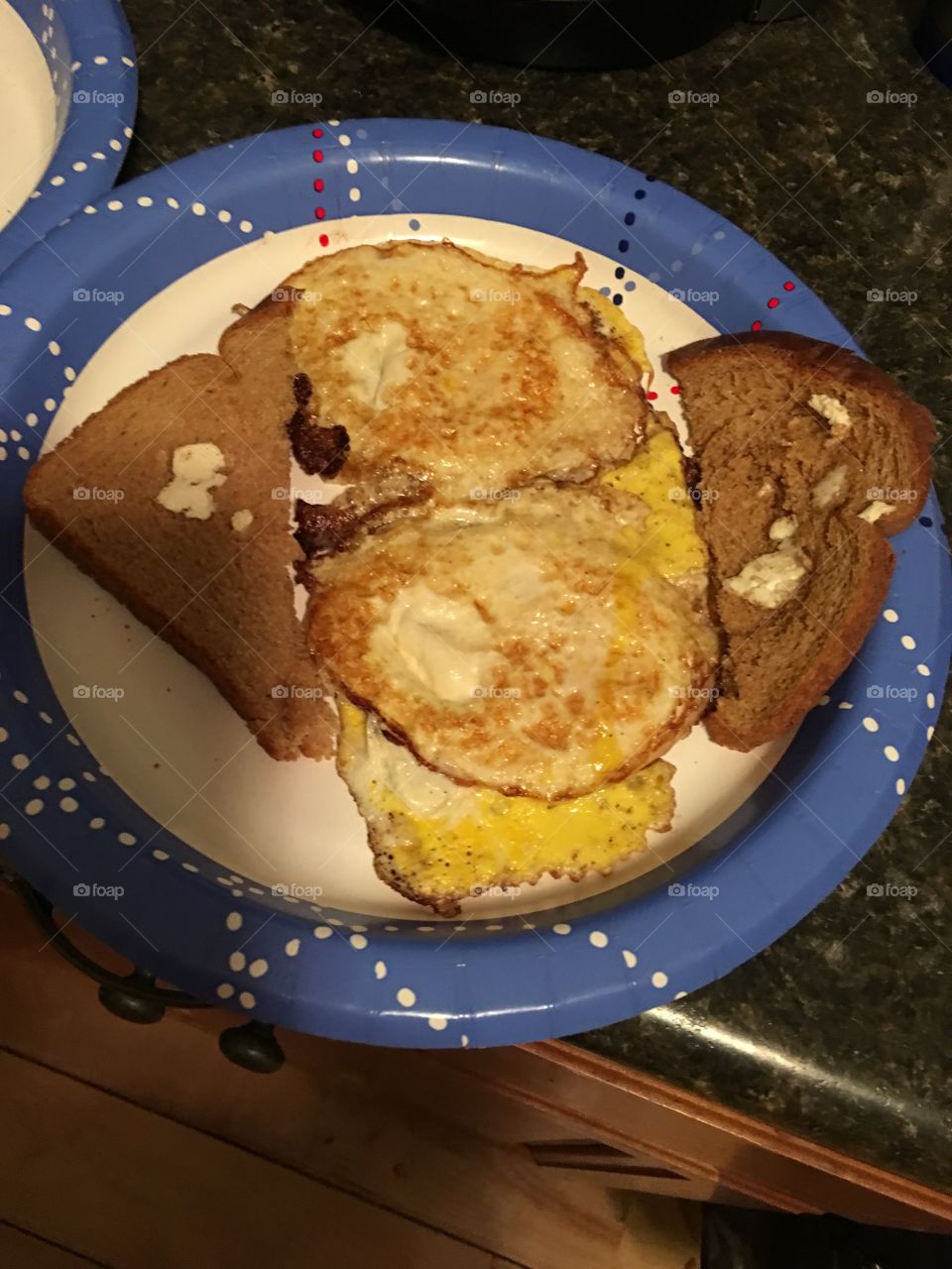 Eggs and toast 