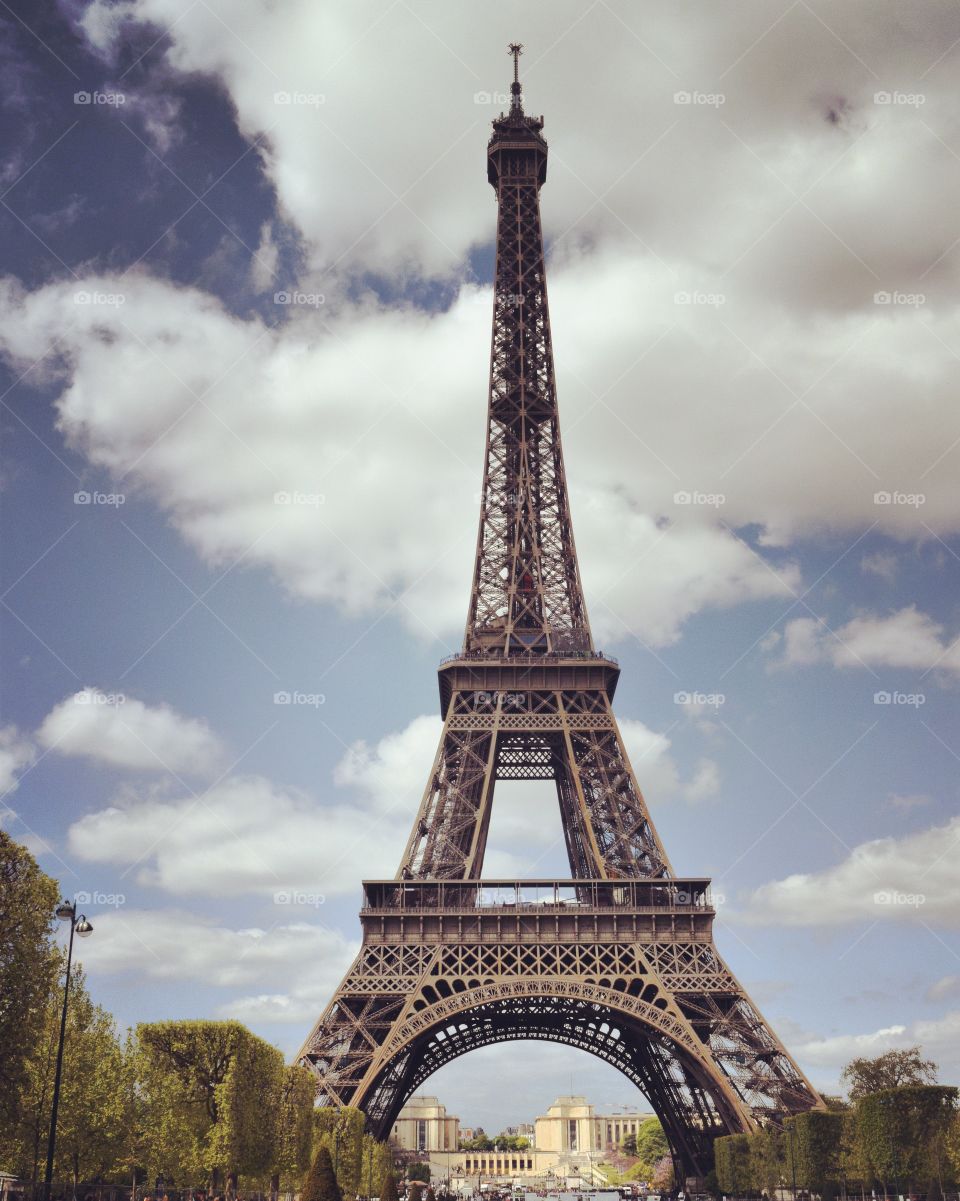 The Eiffel Tower. 