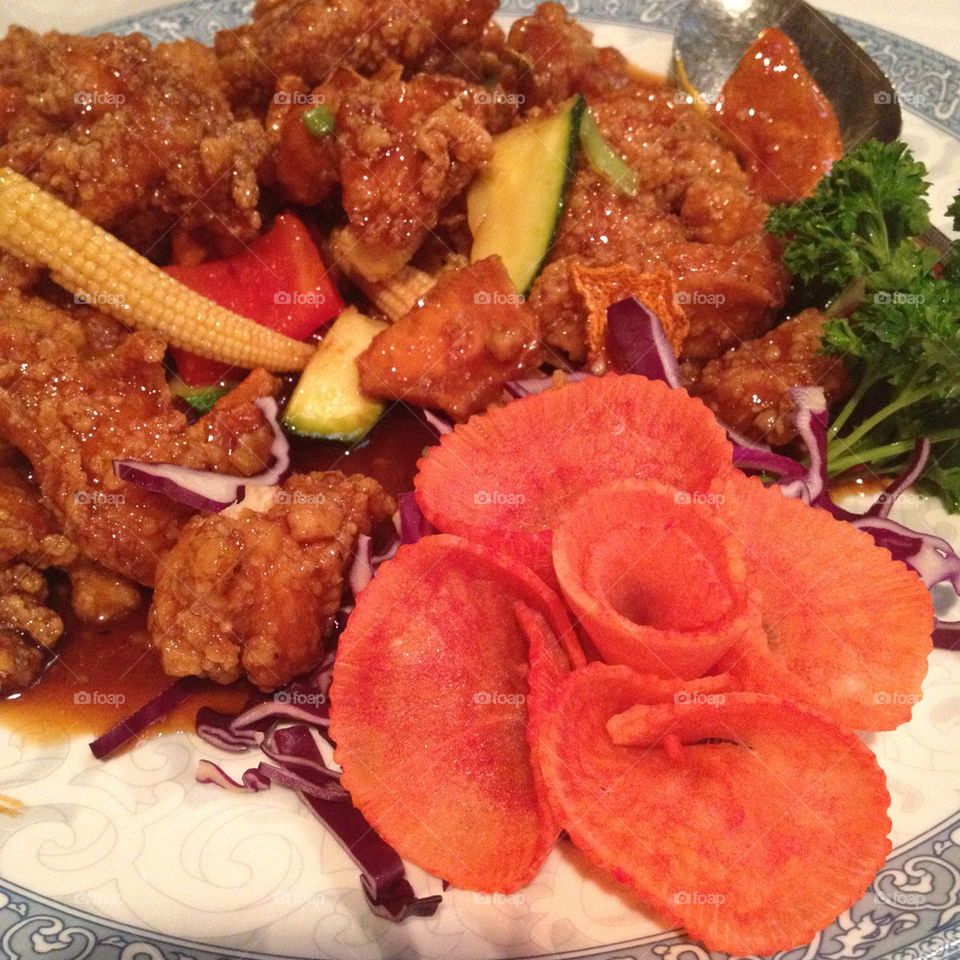 chinese food orange chicken by megangardner