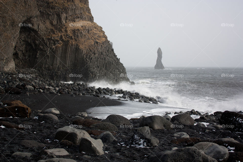 reynisfjara black sand beach