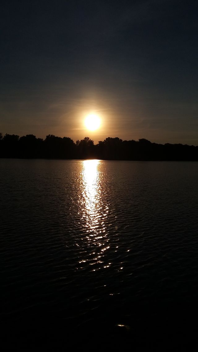 reflection of the sun