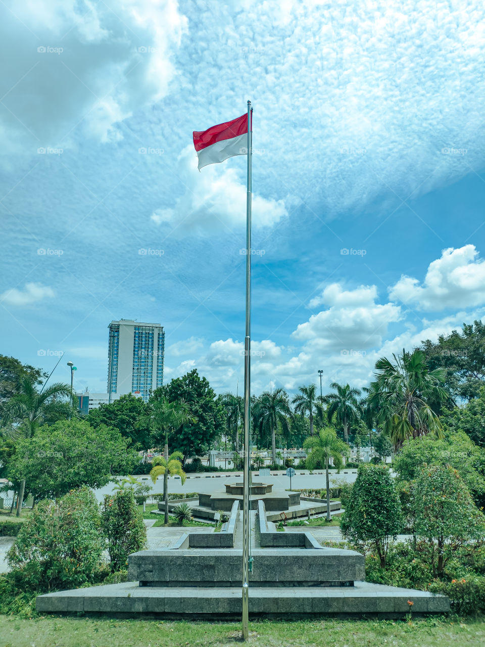 Batam downtown view from one of the best places there