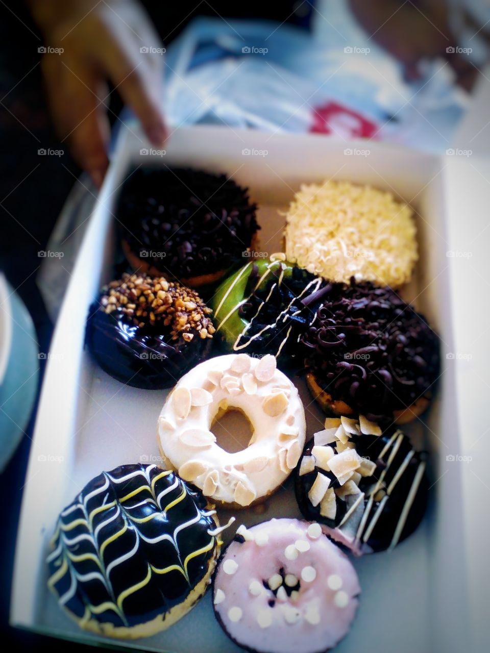 Sweet and delicious donuts.
