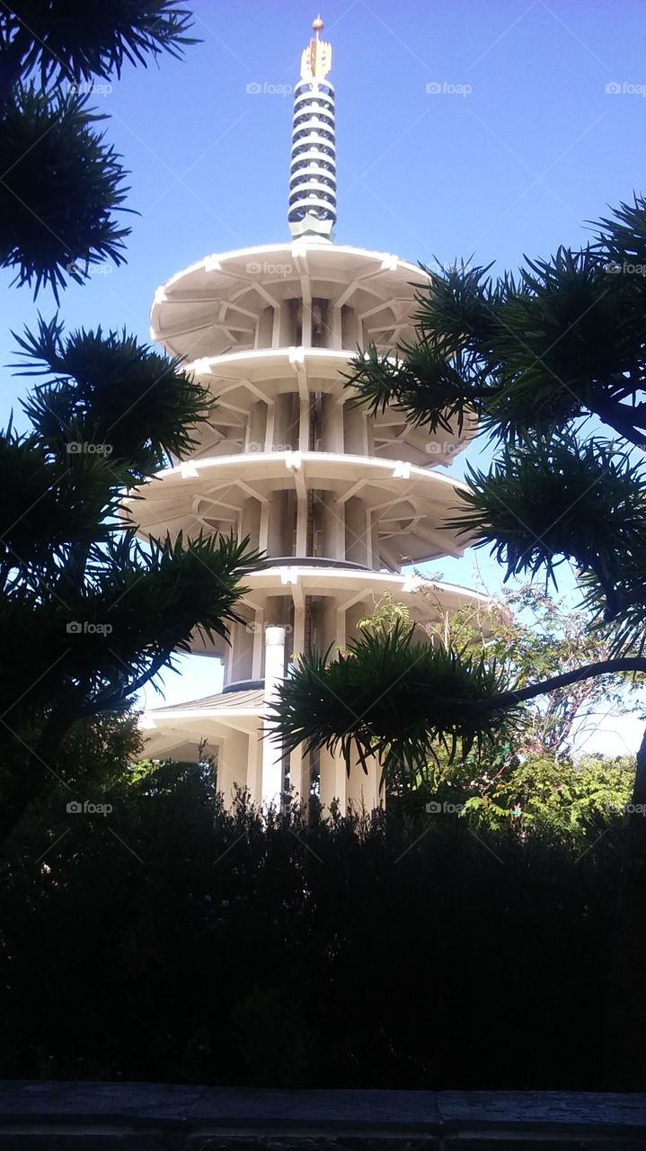 pagoda in peace plaza