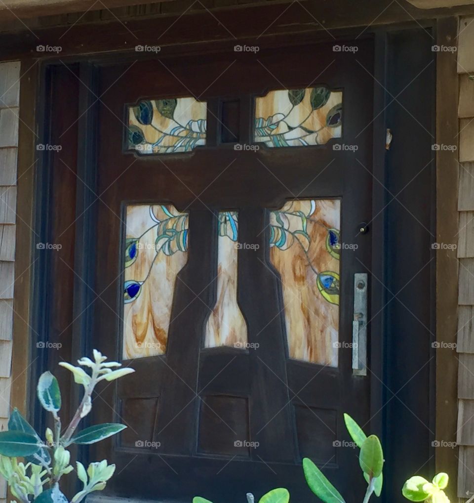 Stained Glass Door