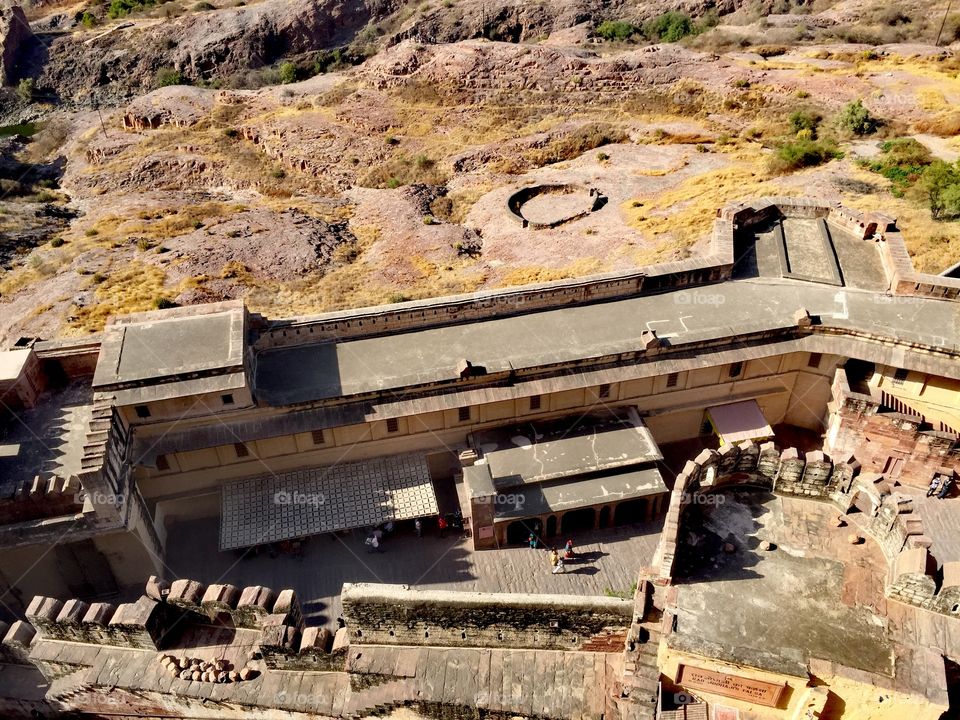 View From Top, Mehrangarh Fort India Rajasthan, Heritage and Royal Architecture, Travel, Mobilephotography.