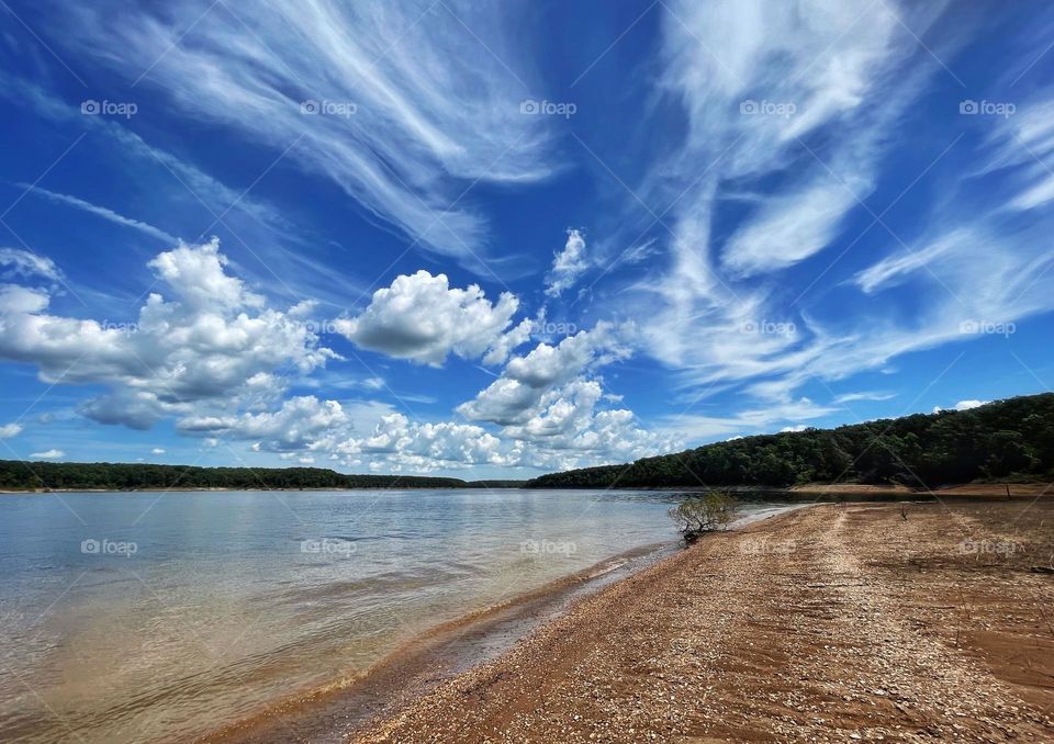 Lakeside landscape 