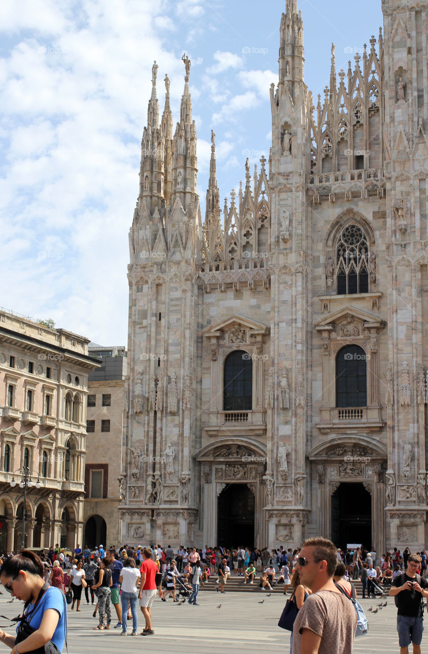 Italy, Milan, the Duomo Cathedral