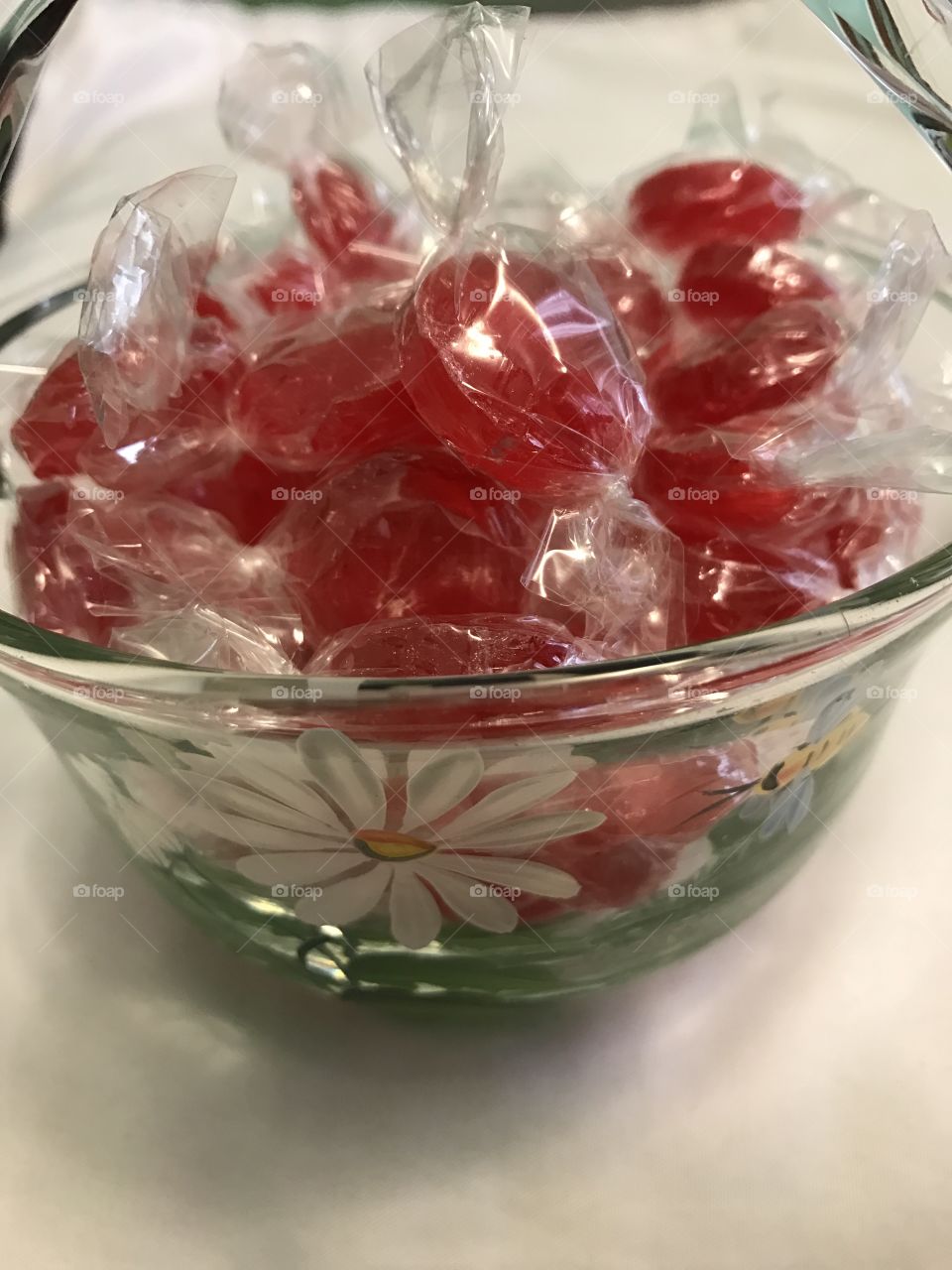 Candy in a dish