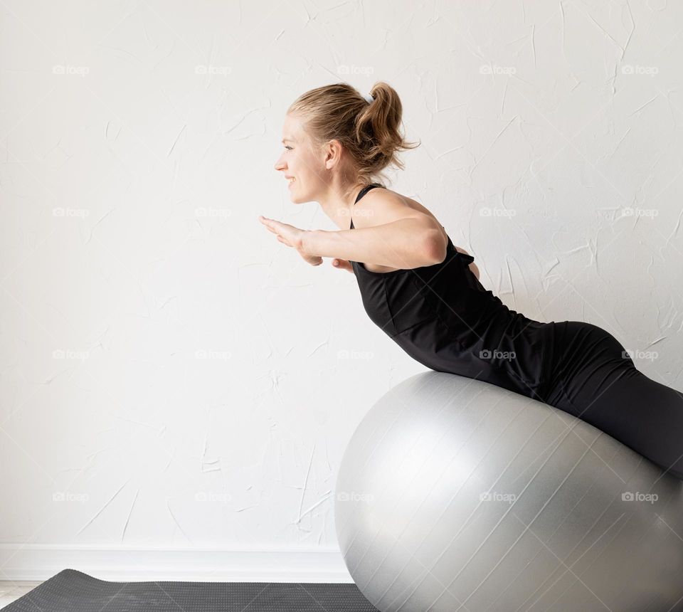 woman working out