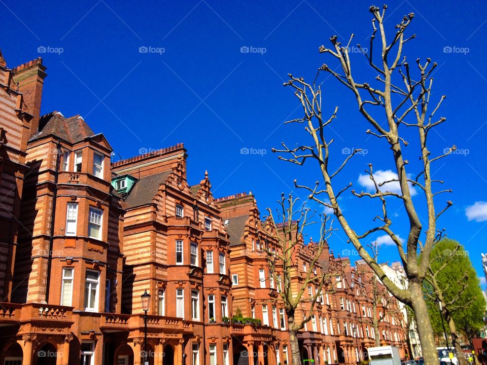 Blue sky London 