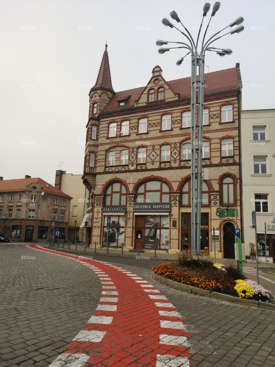 Streets of Zielona Góra. Poland