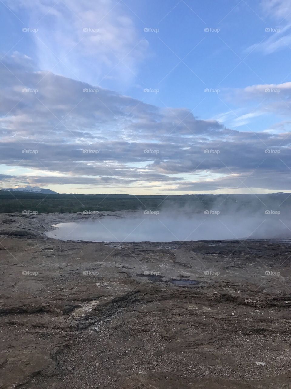 Litli geyser Iceland