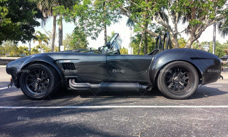 Custom Black Shelby Cobra 