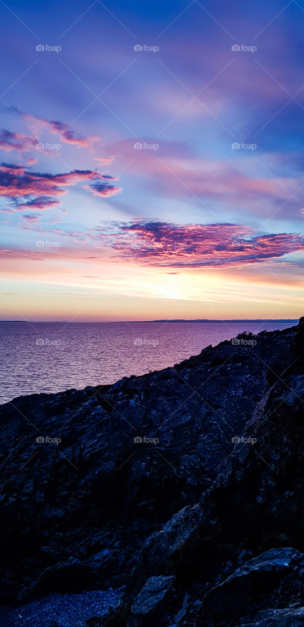 Sunrise in kullaberg