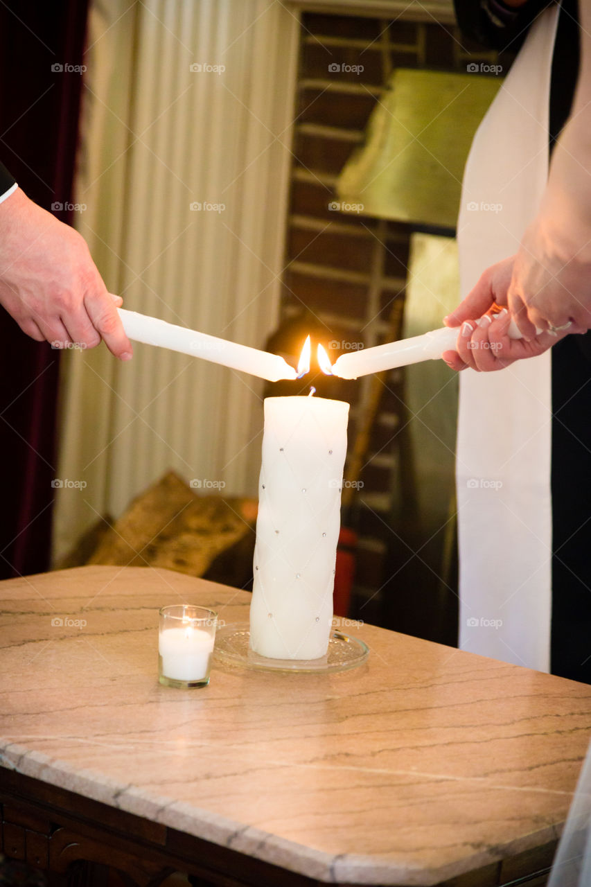 Wedding unity candle 