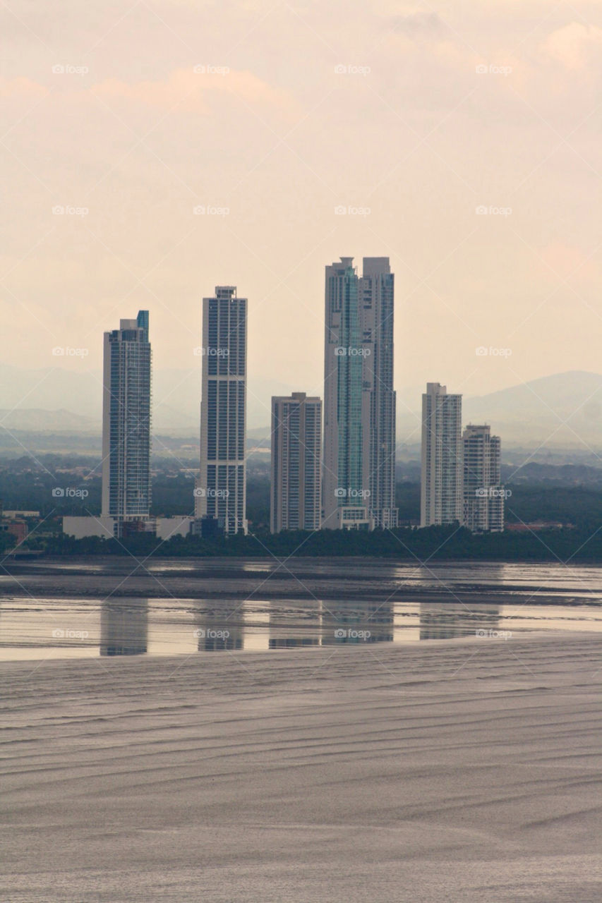 city building skyscrapers reflections by mmcook