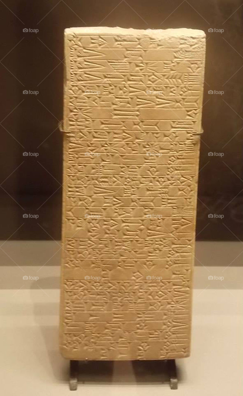 Cuneiform inscription. Louvre