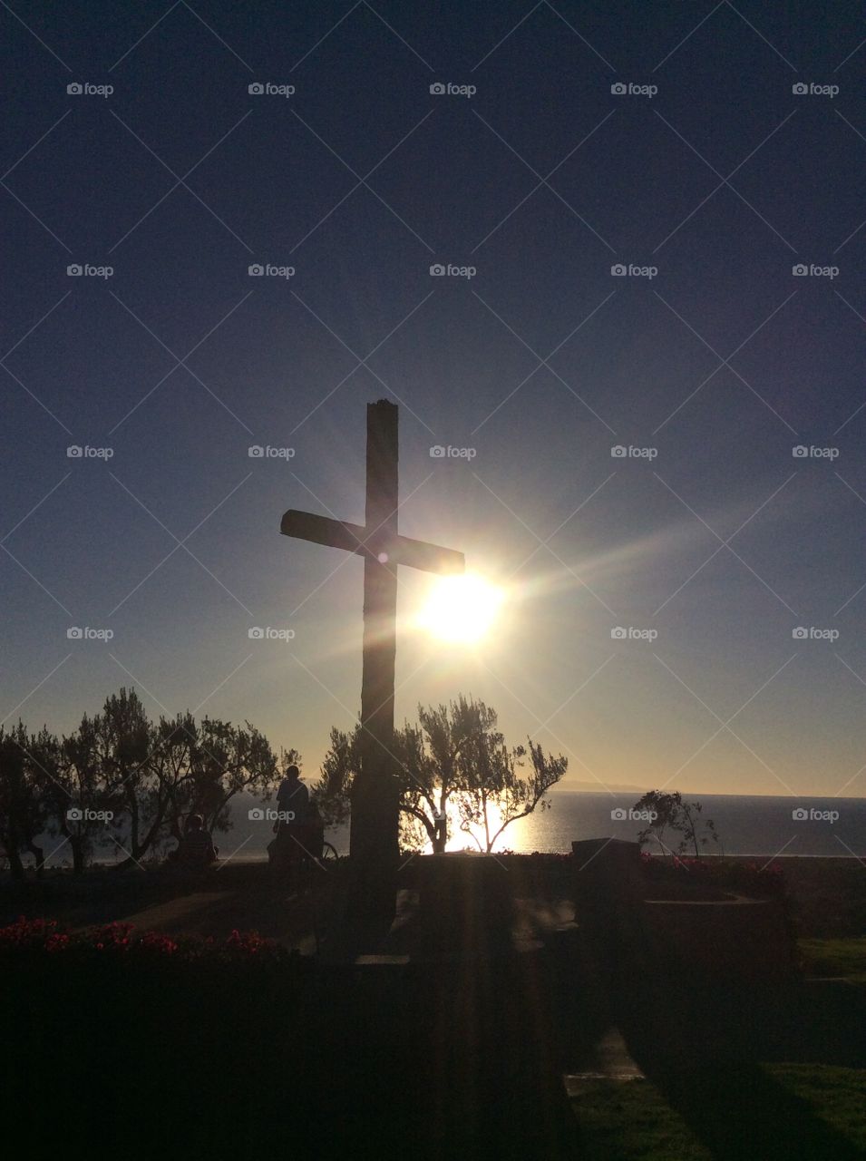 The cross sky. Cross hill ,Ventura