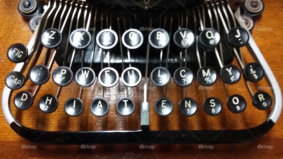 Blickensderfer Typewriter Keyboard