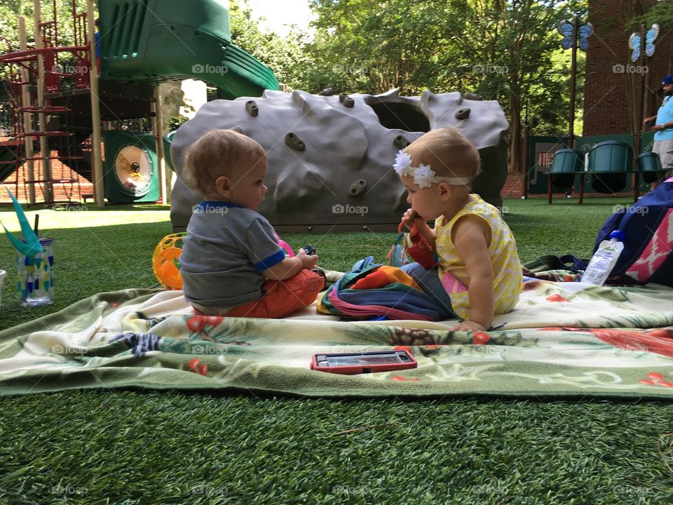 Babies At the park 