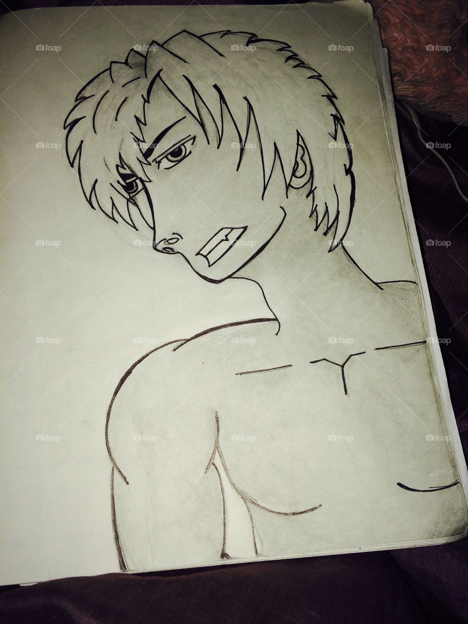 Man that is angry! Anime style