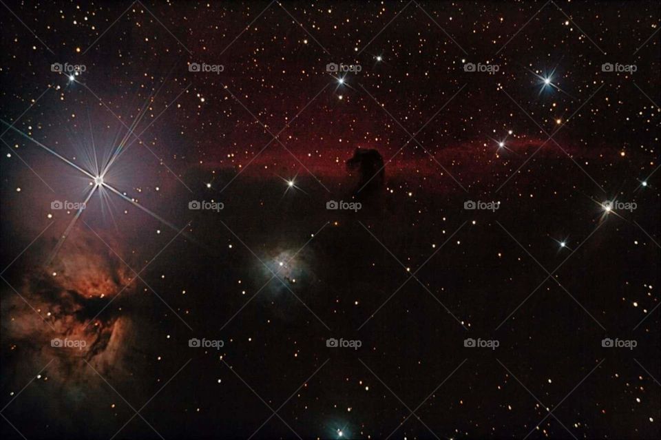 Flame Nebula & Horsehead Nebula