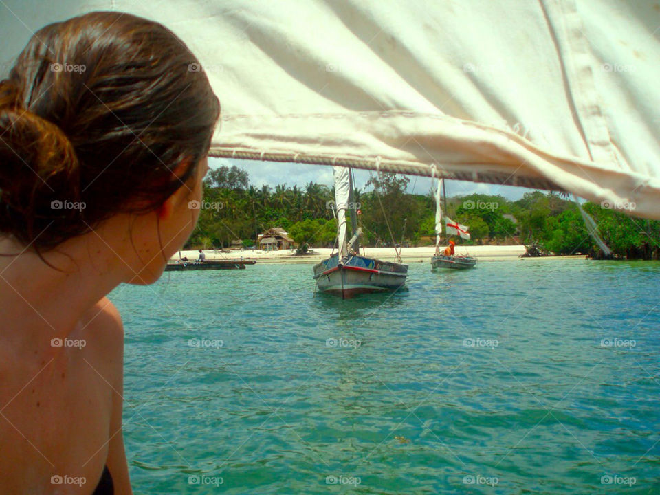 girl sea boat kenya by jackie_k