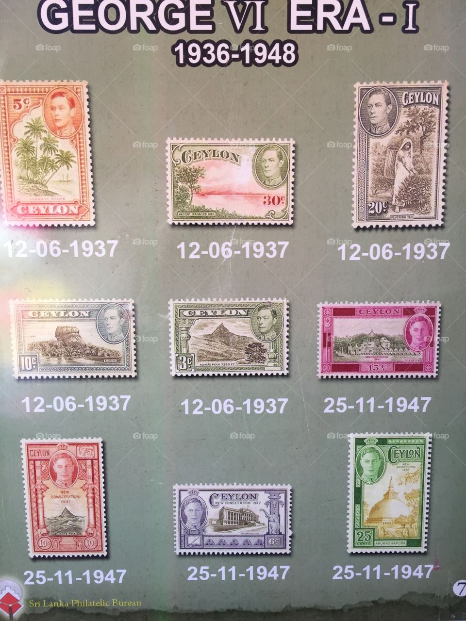 Ceylon ancient (old)stamps 