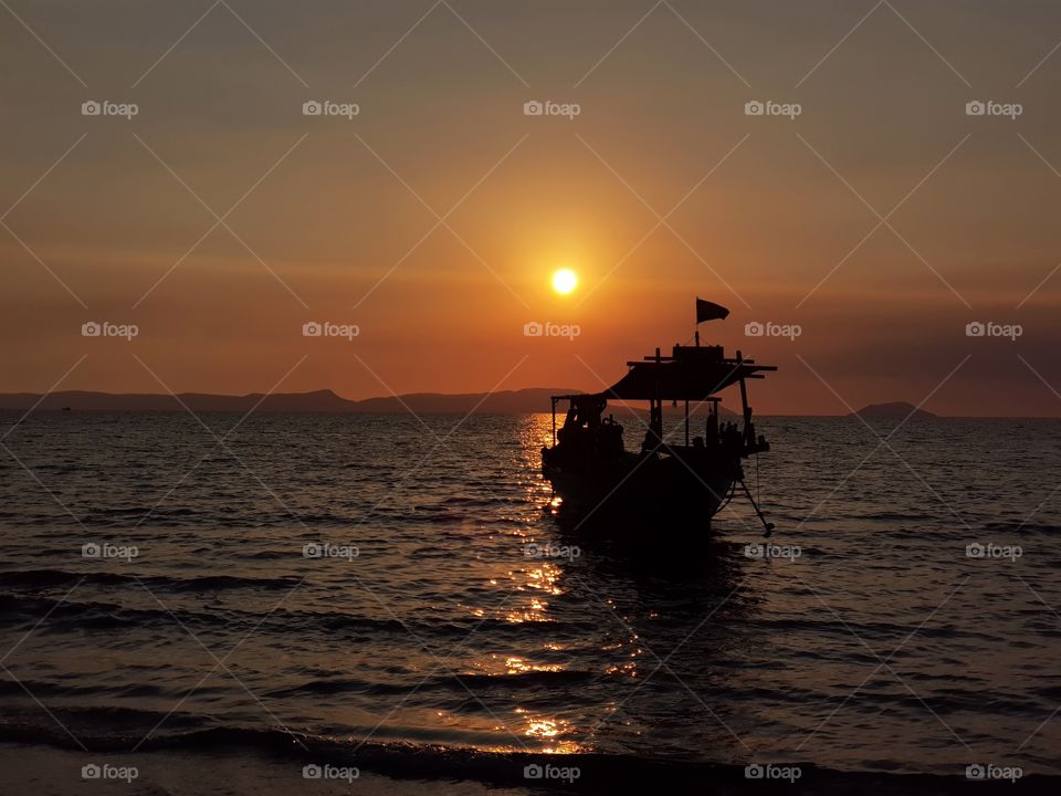 Sunset from Rabbit Island
