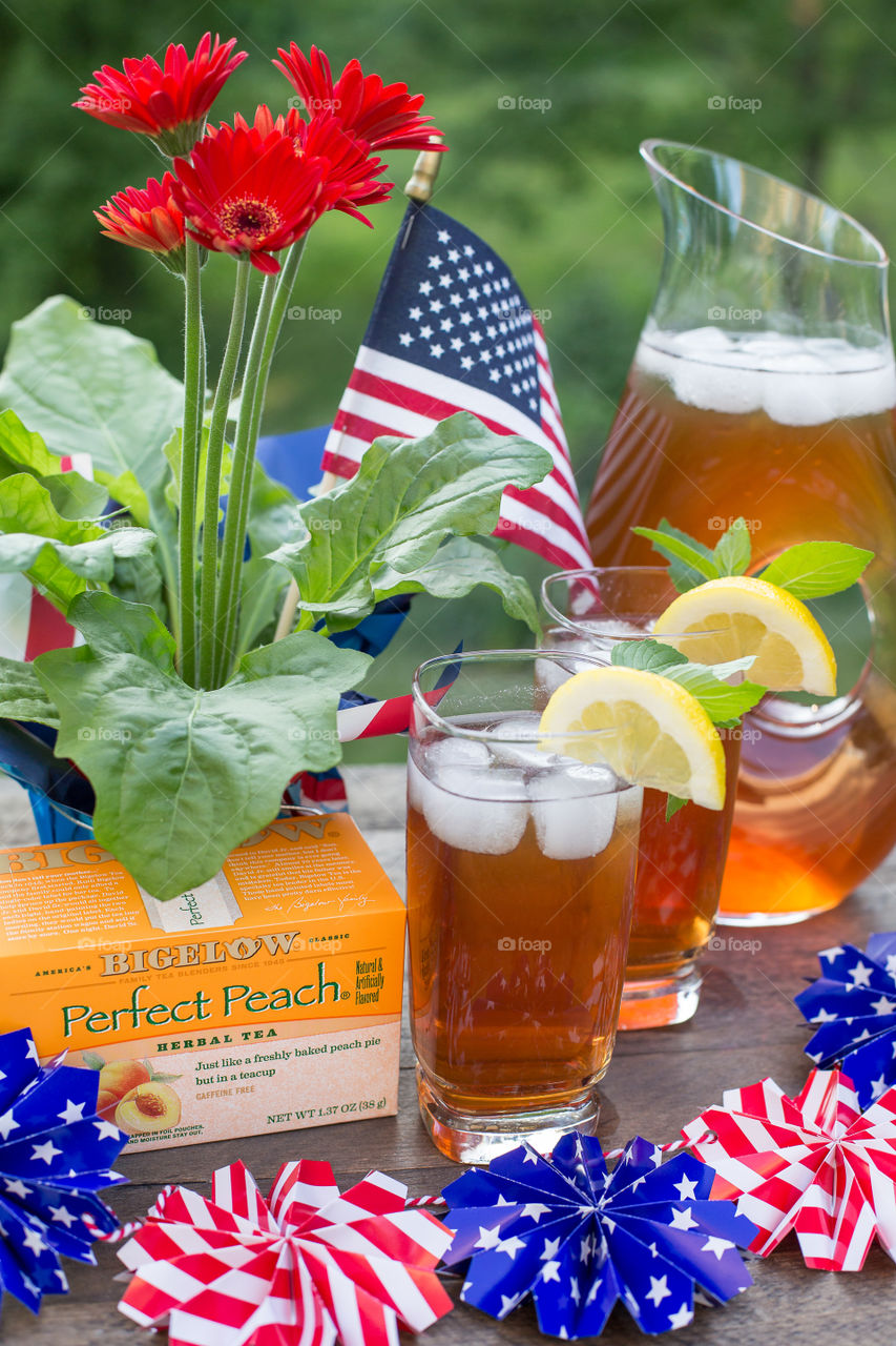 4th of July with Bigelow Tea