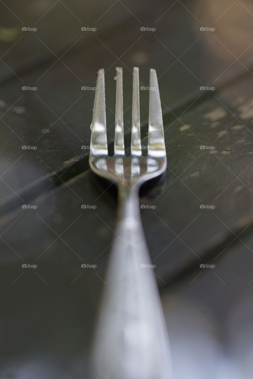 Fork closed up