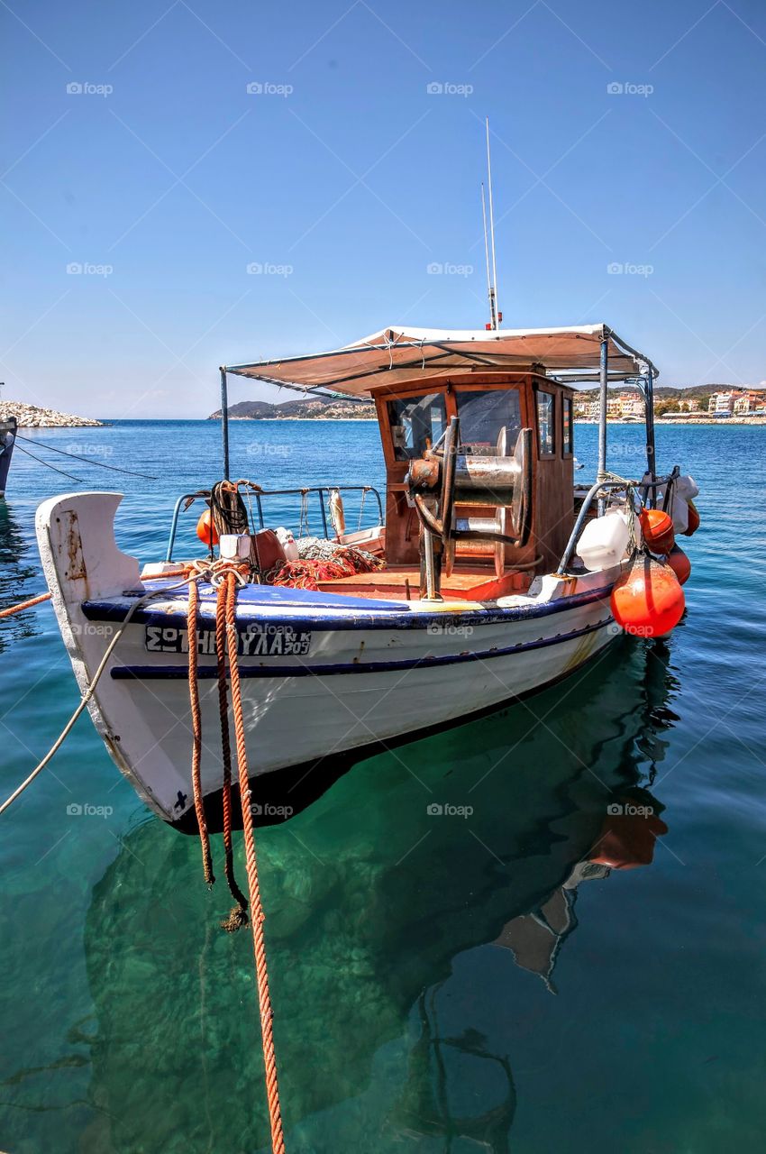 Greek fishing boat