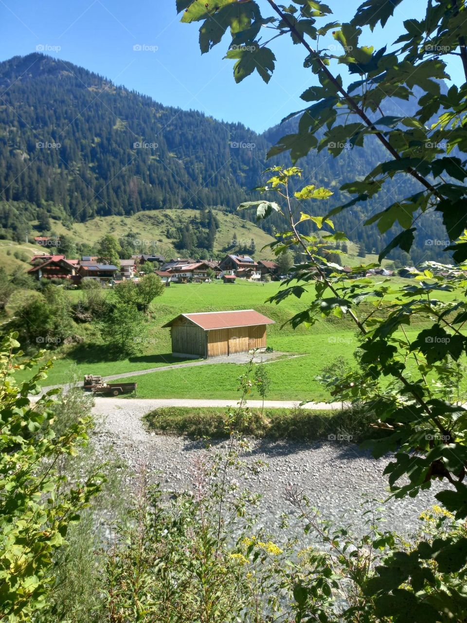 Village in the Bavarian Alps
