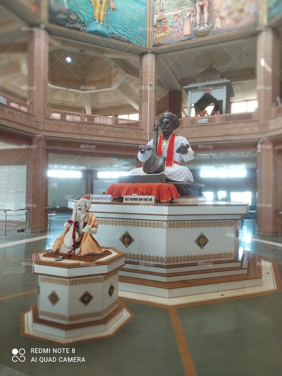 Sant Tukaram maharaj  statue in gatha Temple dehu village Pune