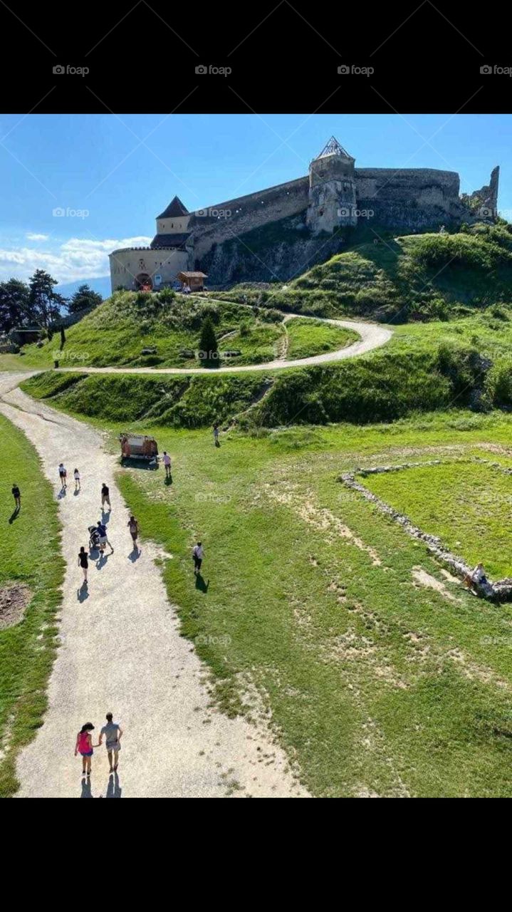 Râșnov fortress in Romania