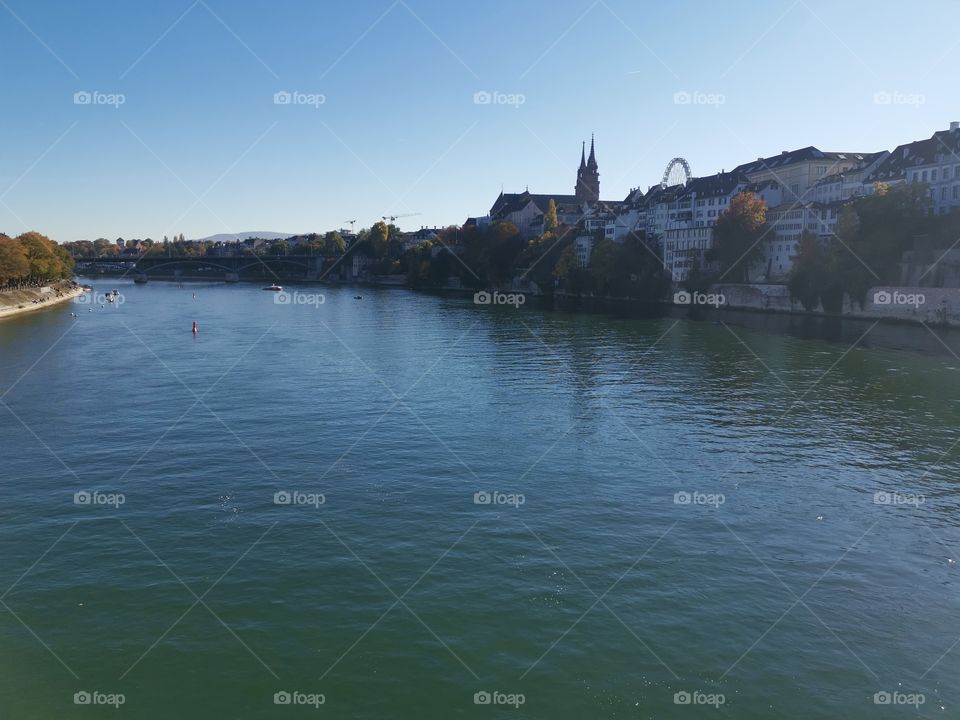 Beautiful view Basel swiss